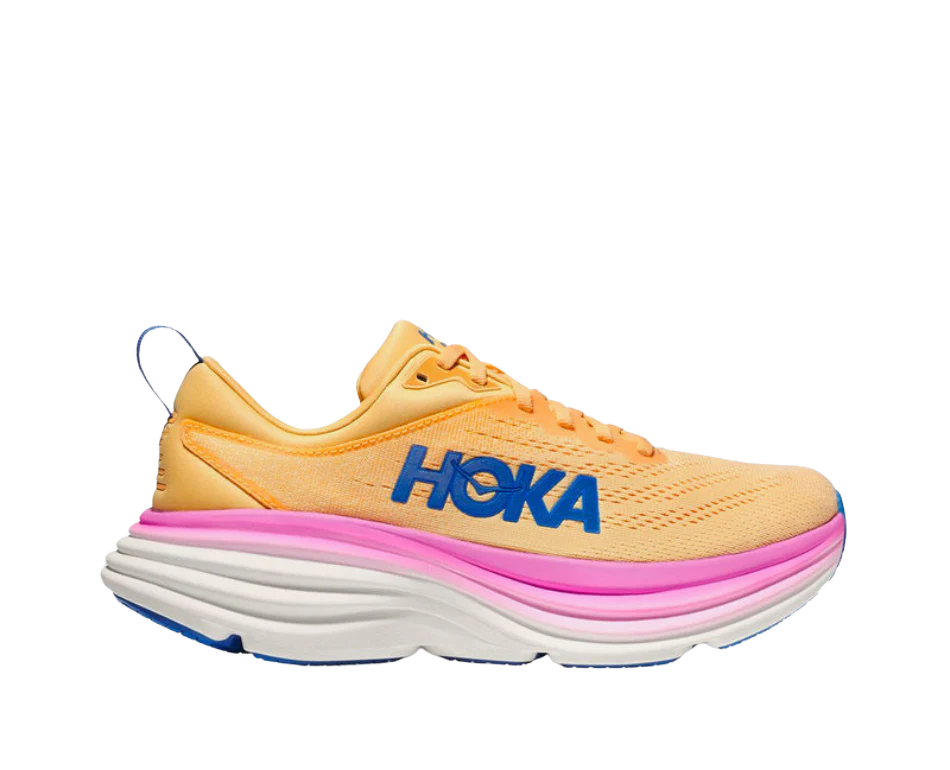 Hoka Bondi 8 Sneakers Gul/rosa