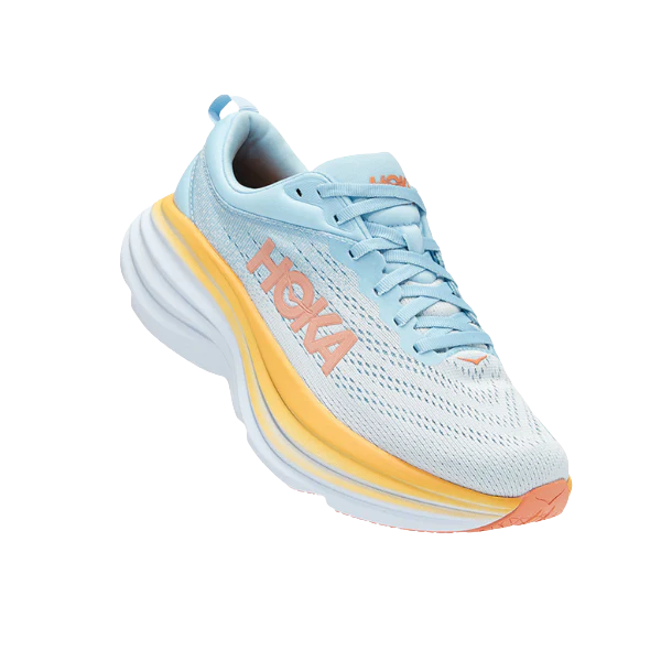 Hoka Bondi 8 Sneakers blå/gul