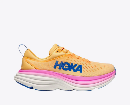Hoka Bondi 8 Sneakers Gul/rosa