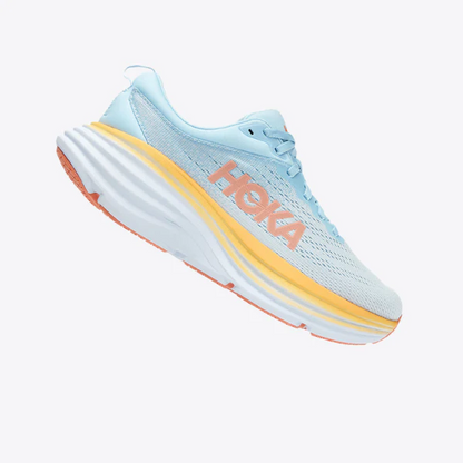 Hoka Bondi 8 Sneakers blå/gul