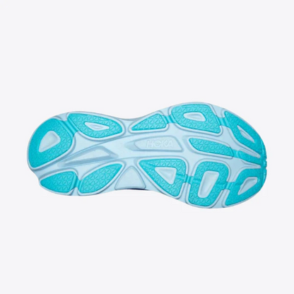 Hoka Bondi 8 Sneakers Blå/turkis