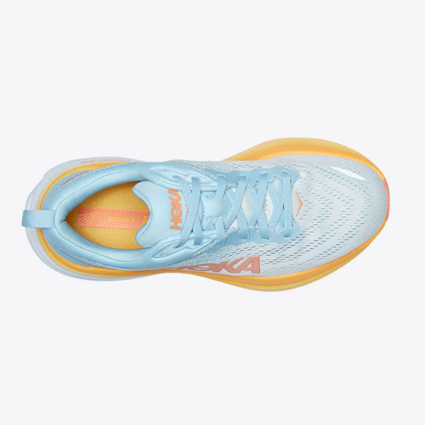 Hoka Bondi 8 Sneakers blå/gul